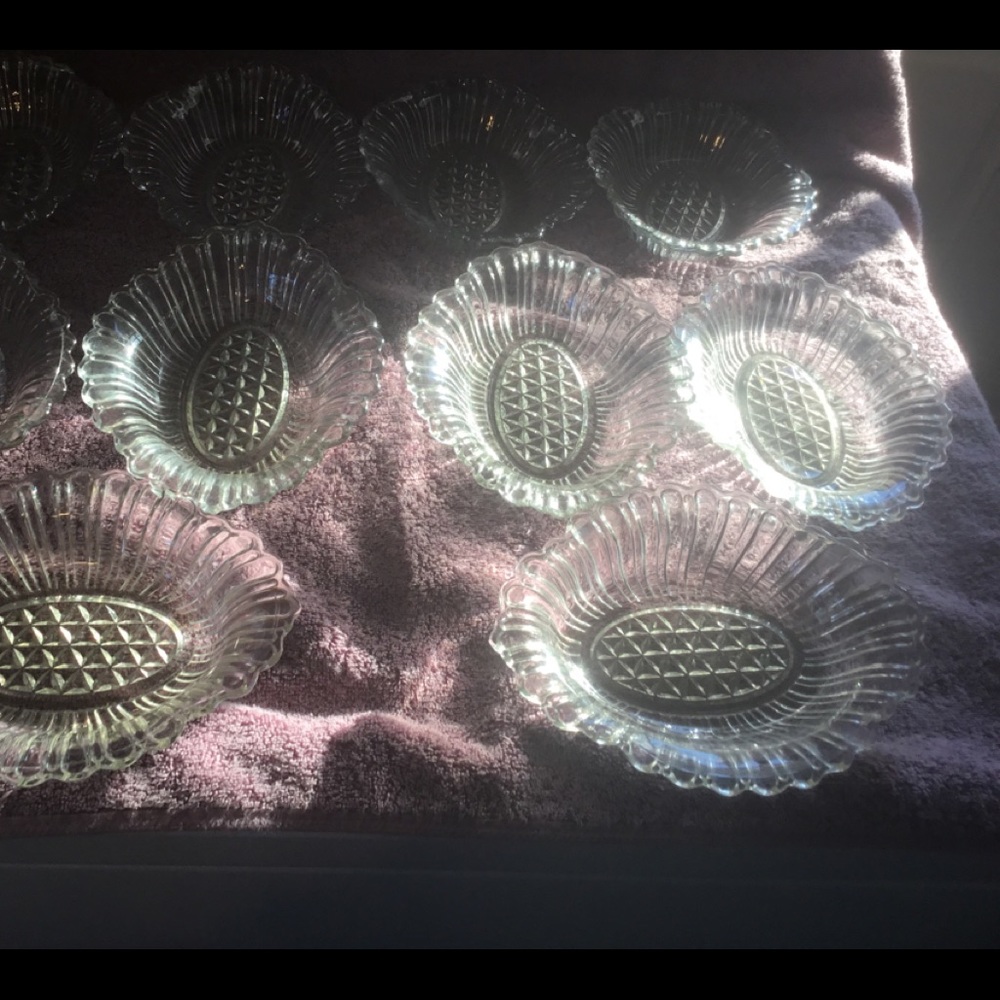 Glass Desert Dishes